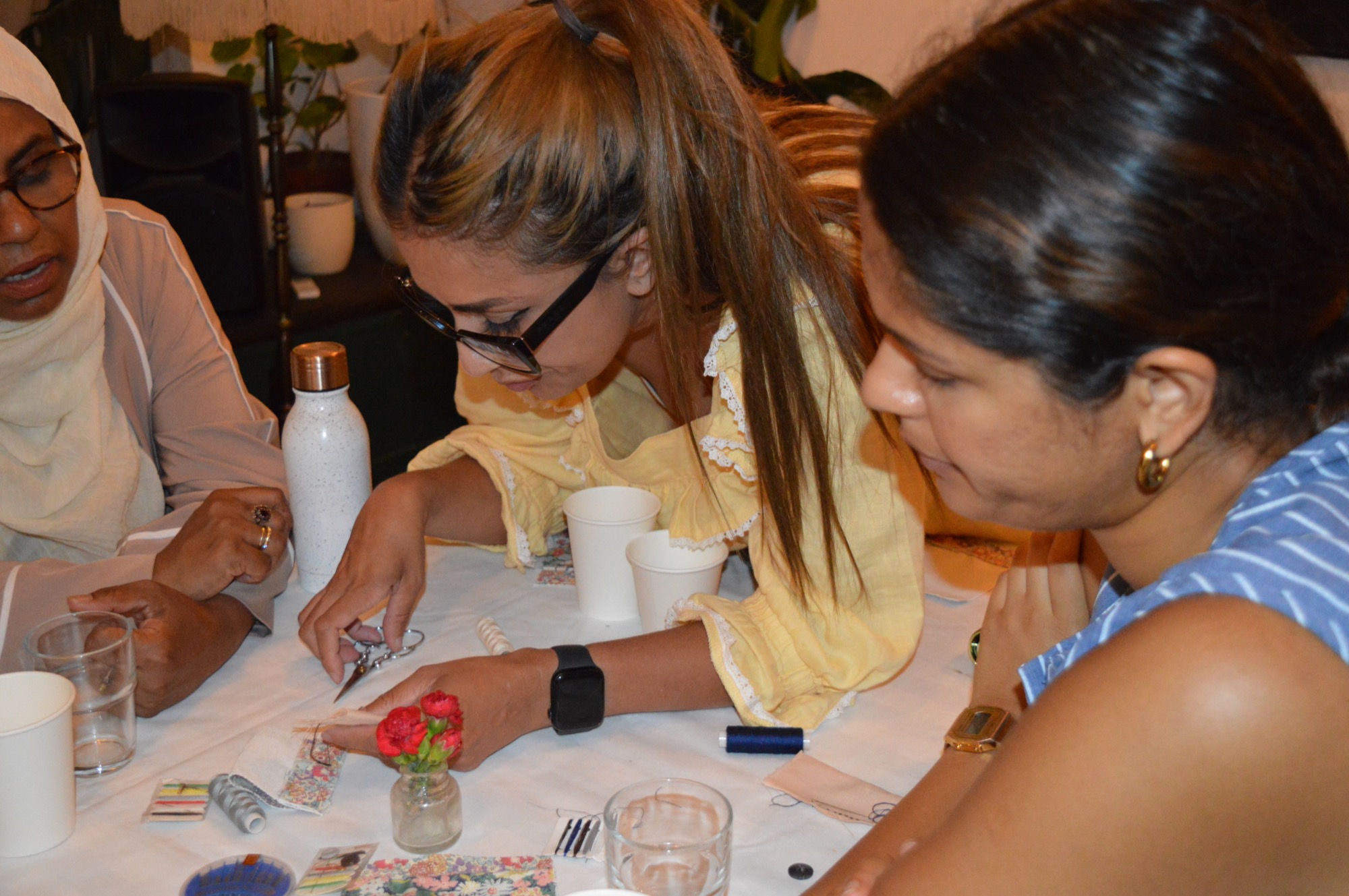 People making together at an Artists’ Apothecary workshop